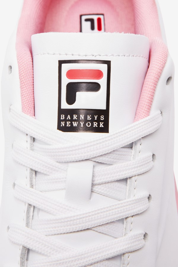 White/Coral Blush/Black Women\'s Original Tennis Lux X Barneys Fila