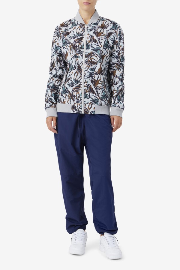 Giraffe Print Mav Bomber Jacket Fila