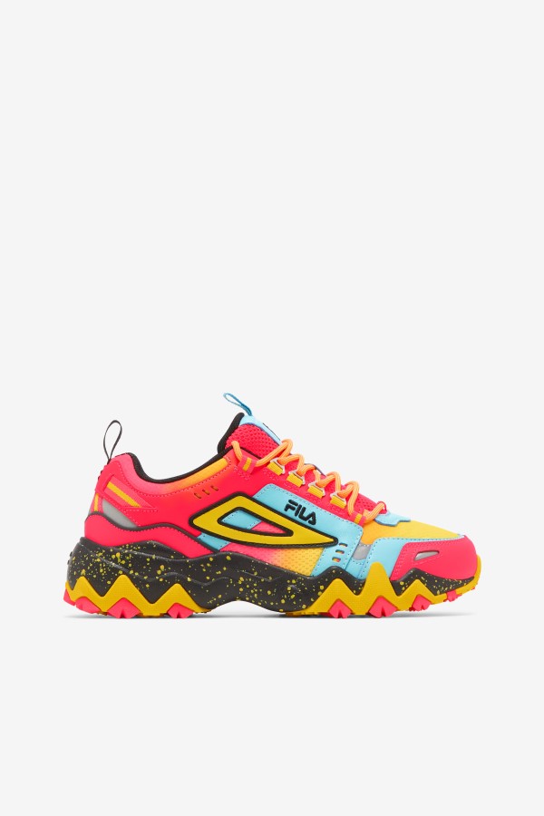 Deep Pink/Bluefish/Lemon Fila Women's Oakmont Tr