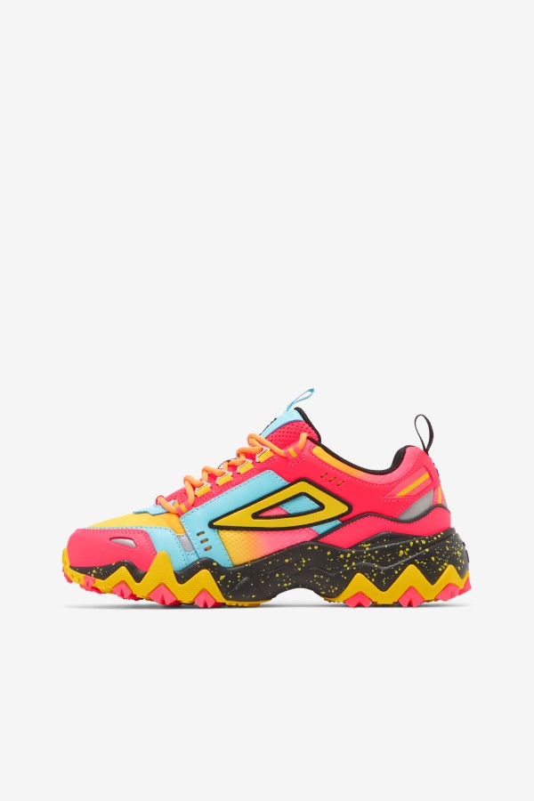 Deep Pink/Bluefish/Lemon Fila Women\'s Oakmont Tr