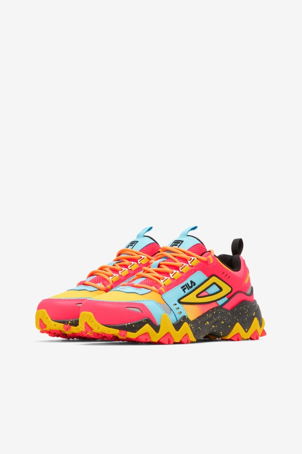 Deep Pink/Bluefish/Lemon Fila Women\'s Oakmont Tr