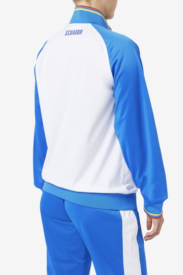 Ecuador Track Jacket Fila White/Blue/Fiery Red/Yellow