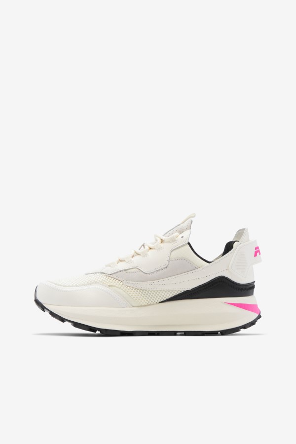 Women\'s R1 Runner X Barneys Fila White/Pink Glo/Black