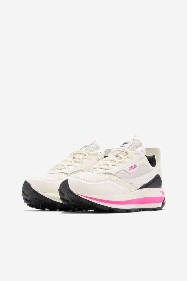 Women\'s R1 Runner X Barneys Fila White/Pink Glo/Black