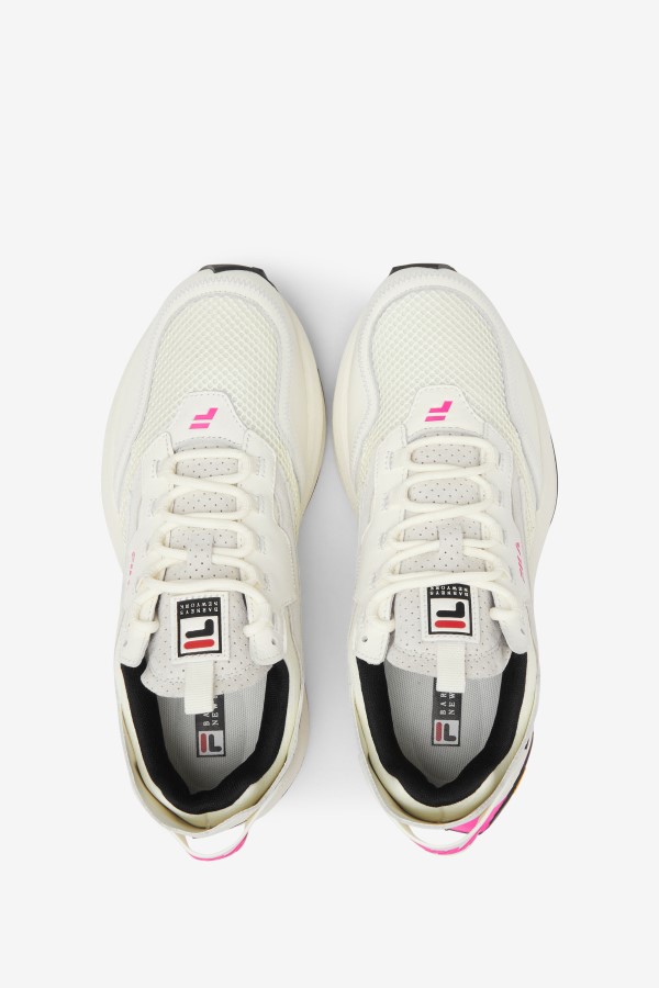 Women\'s R1 Runner X Barneys Fila White/Pink Glo/Black