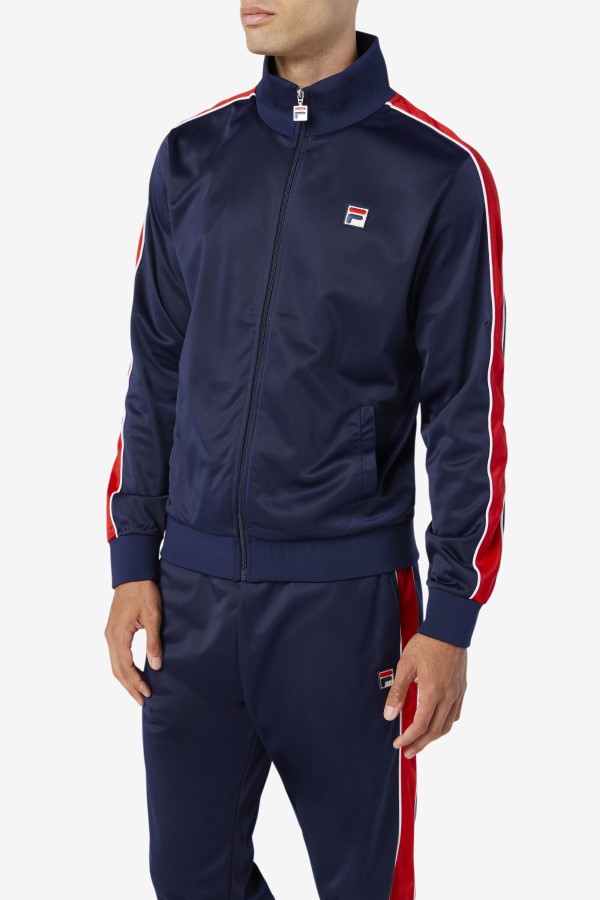 Fila Navy/Red/White Wicks Track Jacket