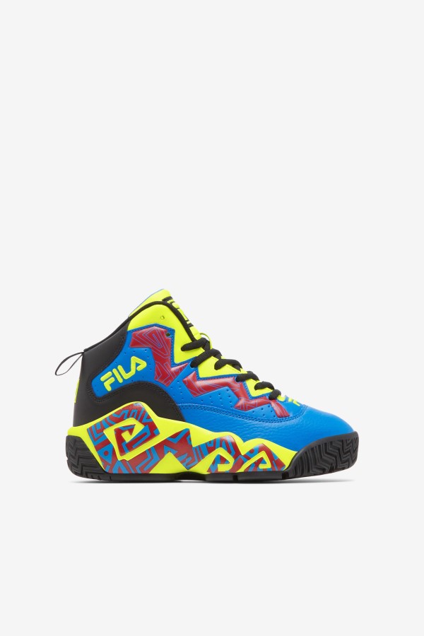 Black/Yellow/Red Little Kids' MB Fila