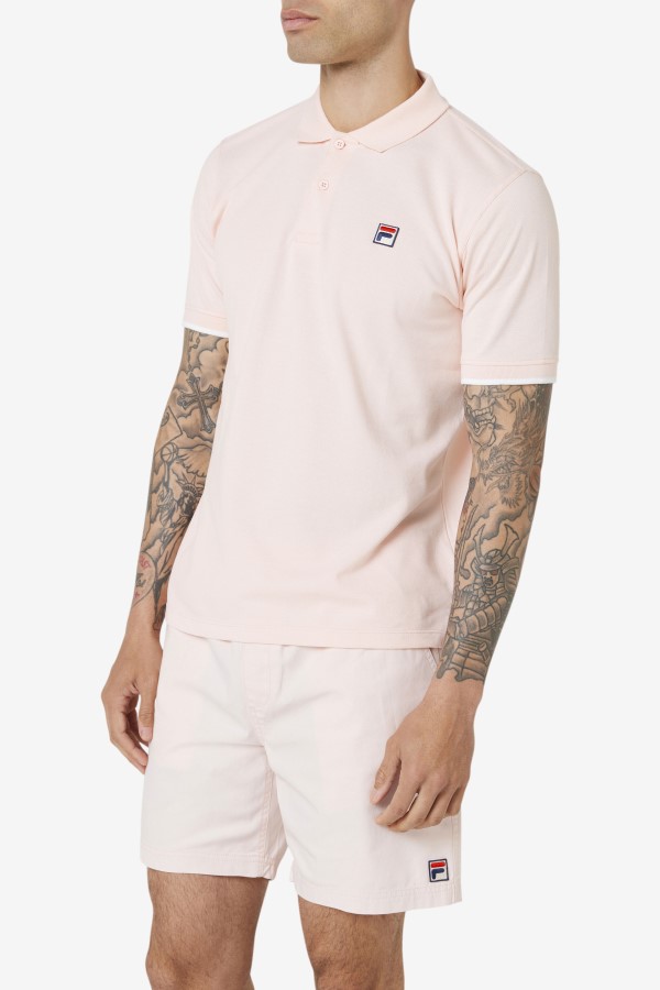 Custom Polo Fila Pink