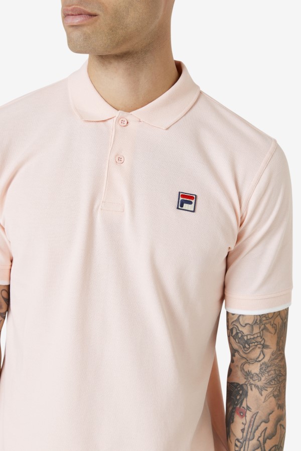 Custom Polo Fila Pink