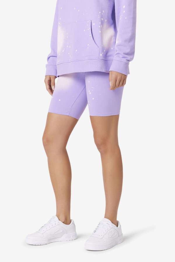 Fila Taima Tie Dye Bike Short Viola Tie Dye