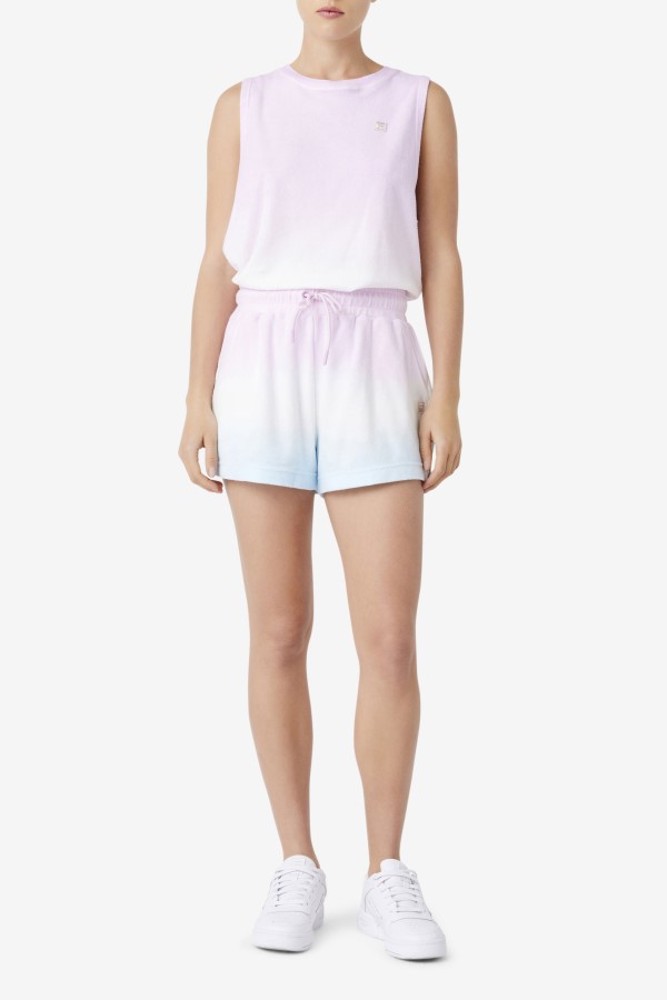Gretta Short Fila Orchid/Blue/Tender Peach