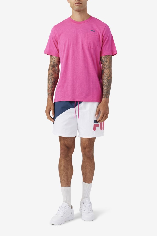 Fila Navy/White/Purple Ama Swim Short