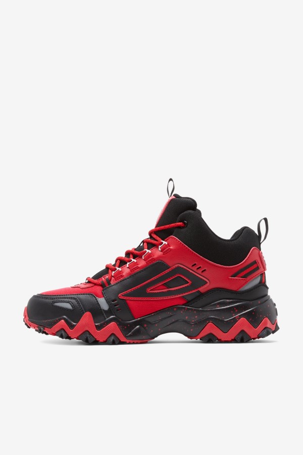 Men\'s Oakmont Tr Mid Fila Red/Black/Metallic Silver