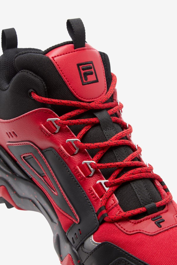 Men\'s Oakmont Tr Mid Fila Red/Black/Metallic Silver