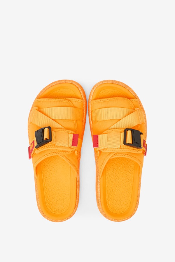 Saffron/Red Fila Men\'s Atlas Slide
