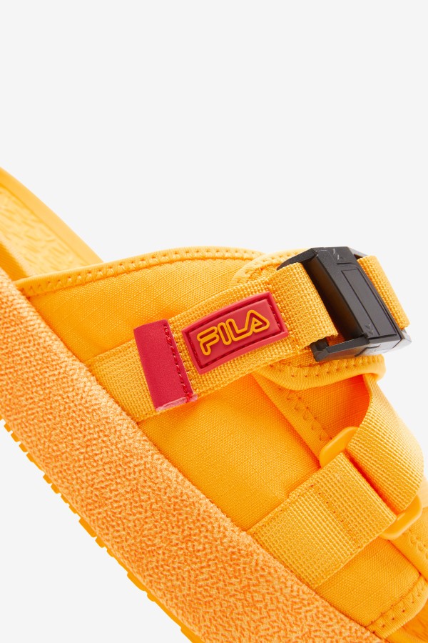 Saffron/Red Fila Men\'s Atlas Slide