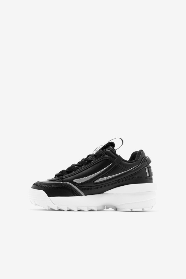 Black/White Little Kids\' Disruptor 2 EXP Fila