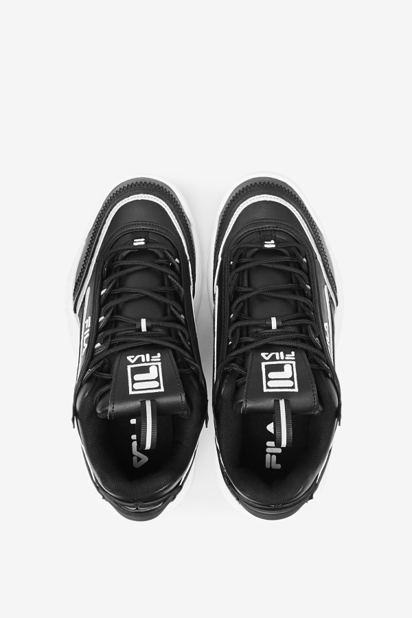Black/White Little Kids\' Disruptor 2 EXP Fila