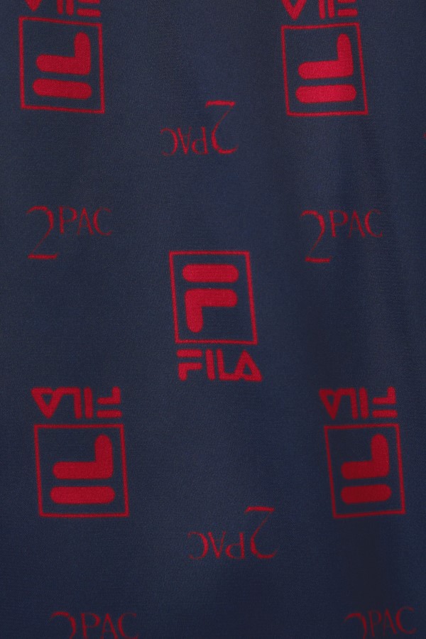 Navy/Red Fila 2Pac Logo Print Boxer