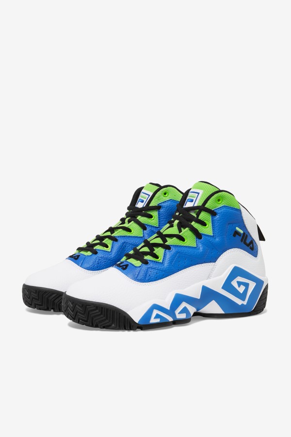 Men\'s MB White/Blue/Green Fila