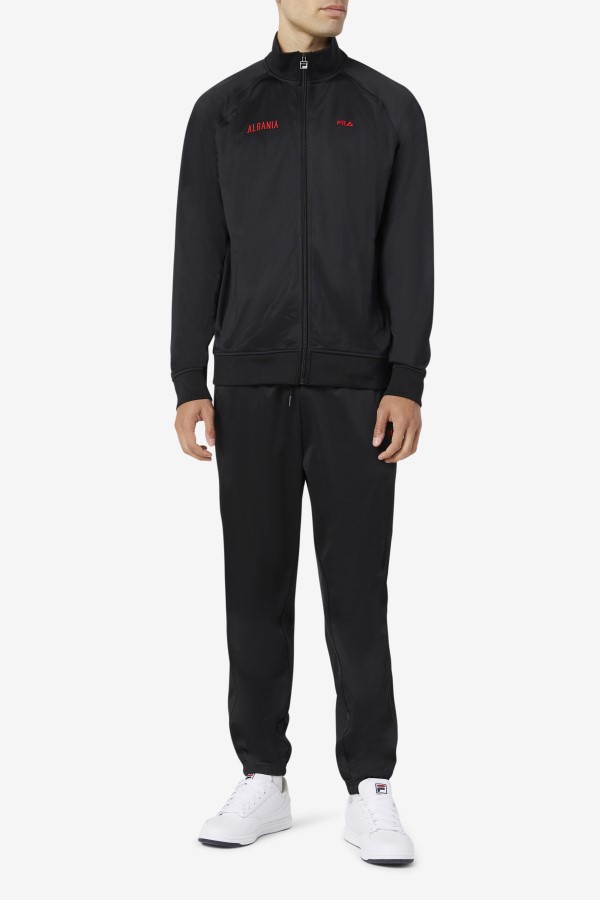 Fila Albania Track Jacket Black/Red
