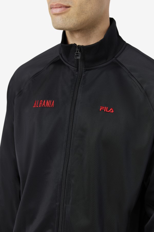 Fila Albania Track Jacket Black/Red
