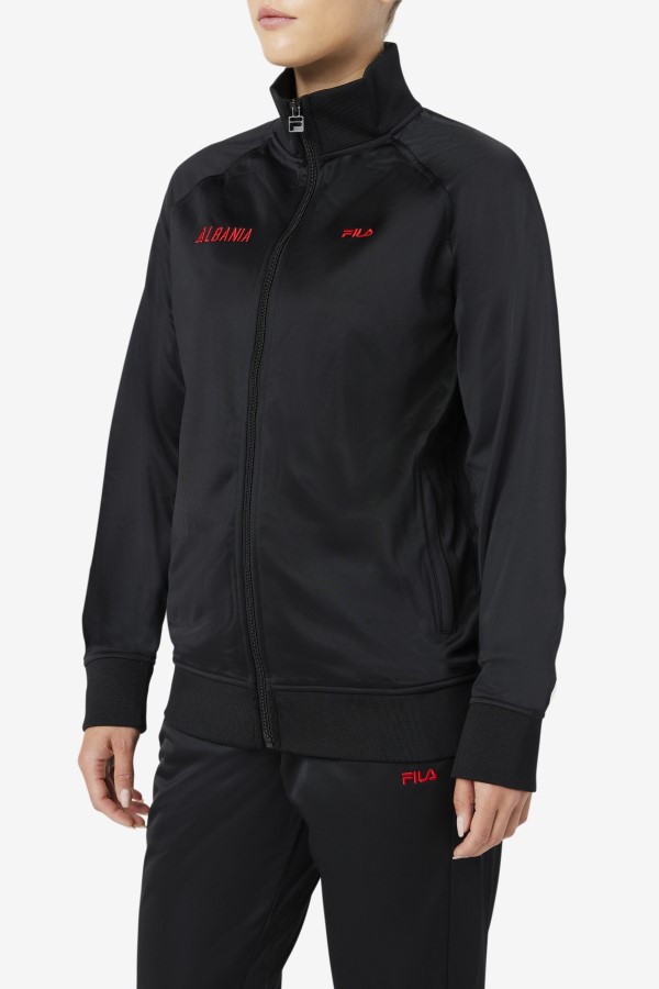 Fila Albania Track Jacket Black/Red