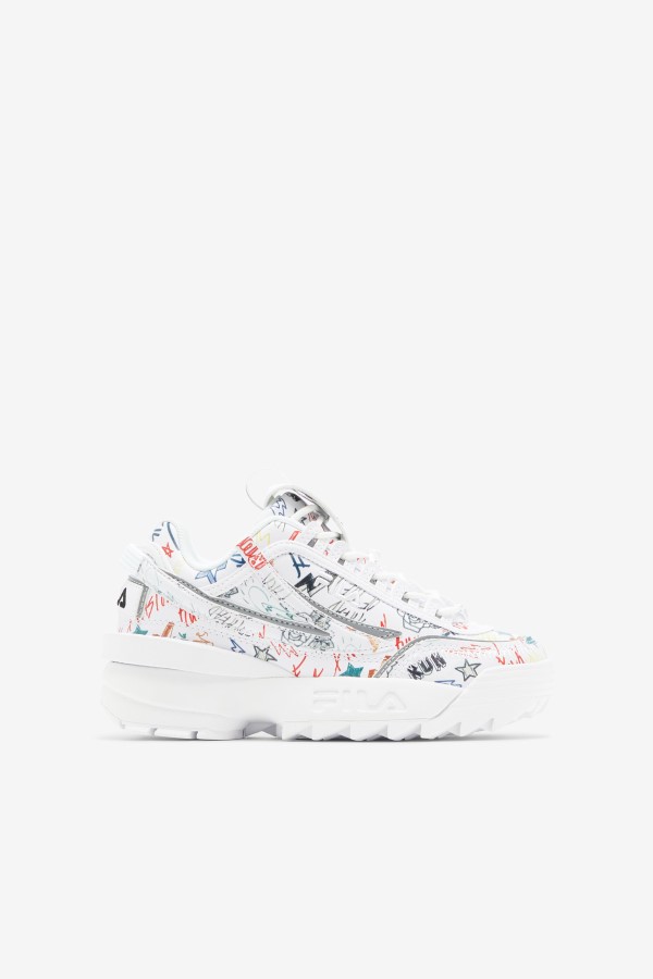 Little Kids' Disruptor 2 EXP Black/White/Multi Fila