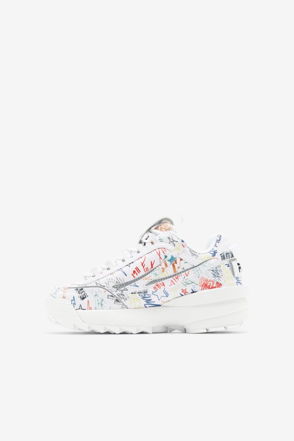 Little Kids\' Disruptor 2 EXP Black/White/Multi Fila