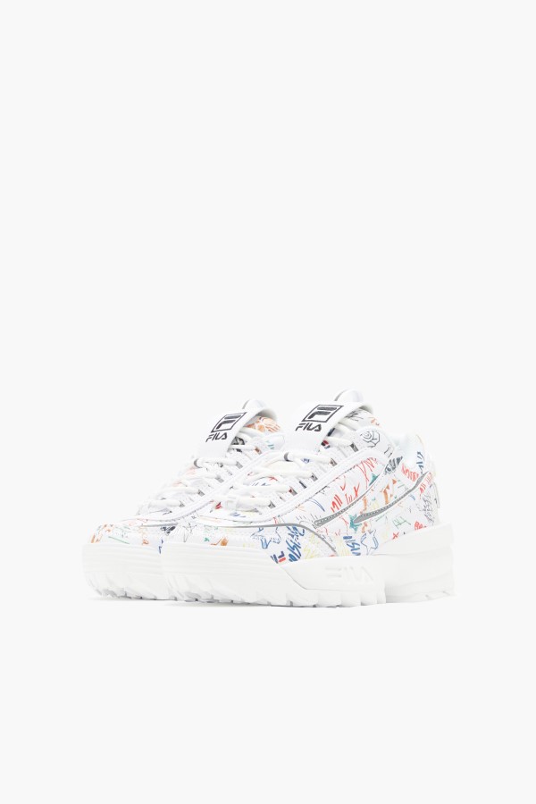 Little Kids\' Disruptor 2 EXP Black/White/Multi Fila