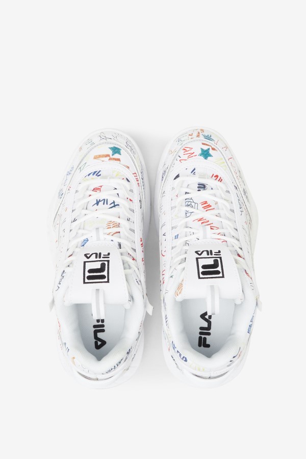 Little Kids\' Disruptor 2 EXP Black/White/Multi Fila