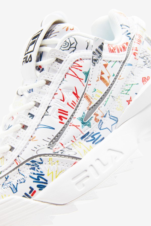 Little Kids\' Disruptor 2 EXP Black/White/Multi Fila
