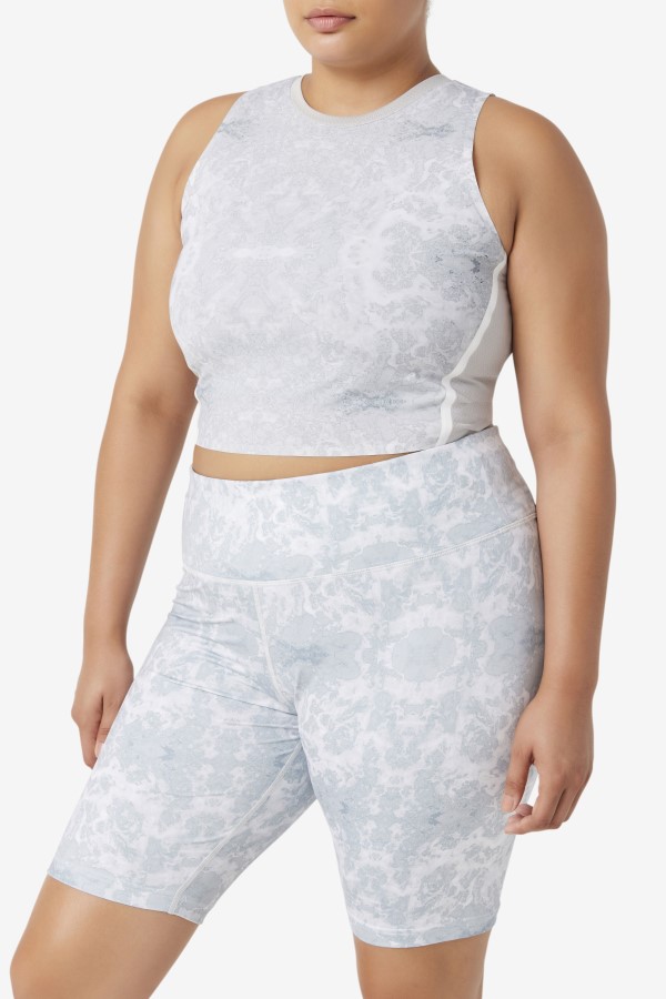 Fila Uplift Athletic Crop Top Highrise/White