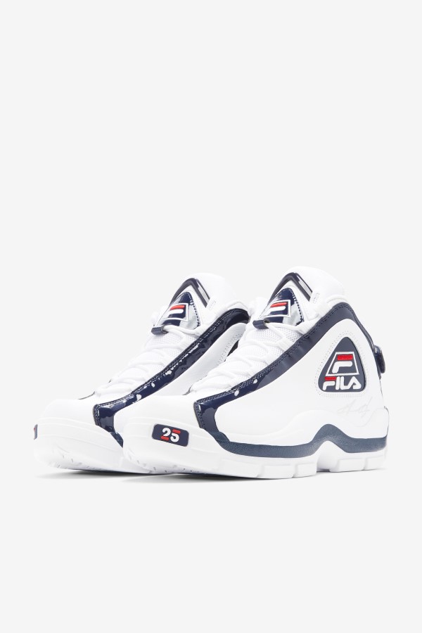 Men\'s Grant Hill 2 25th Anniversary Edition Fila White/Navy/Red