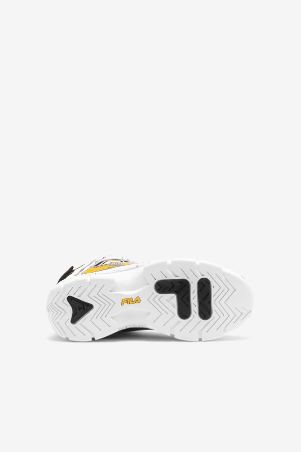 Little Kids\' Grant Hill 2 Racing Fila White/Black/Lemon