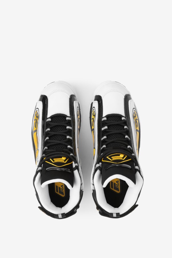 Little Kids\' Grant Hill 2 Racing Fila White/Black/Lemon