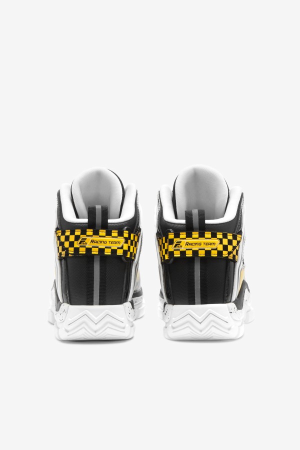 Little Kids\' Grant Hill 2 Racing Fila White/Black/Lemon