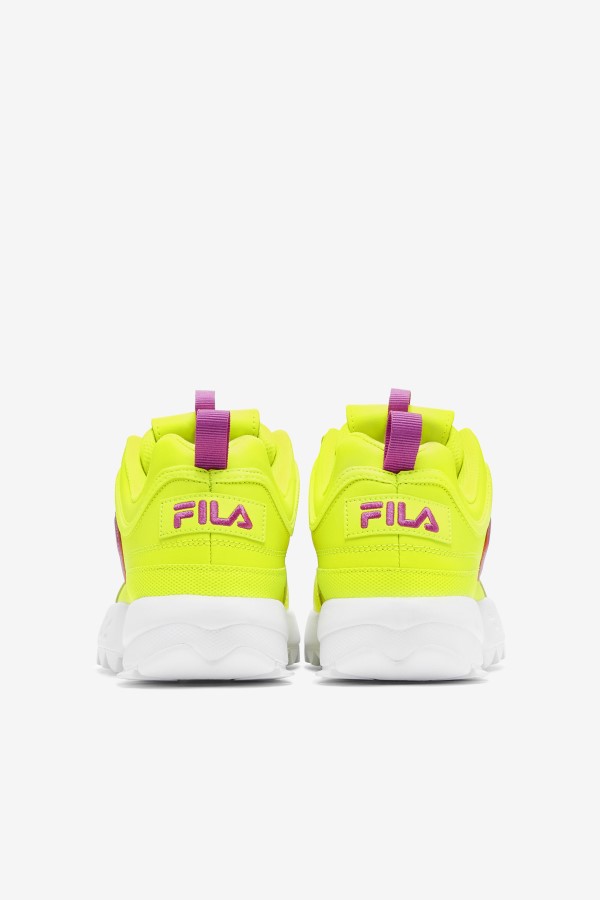 Women\'s Disruptor 2 Premium Yellow/Orchid Flower/White Fila