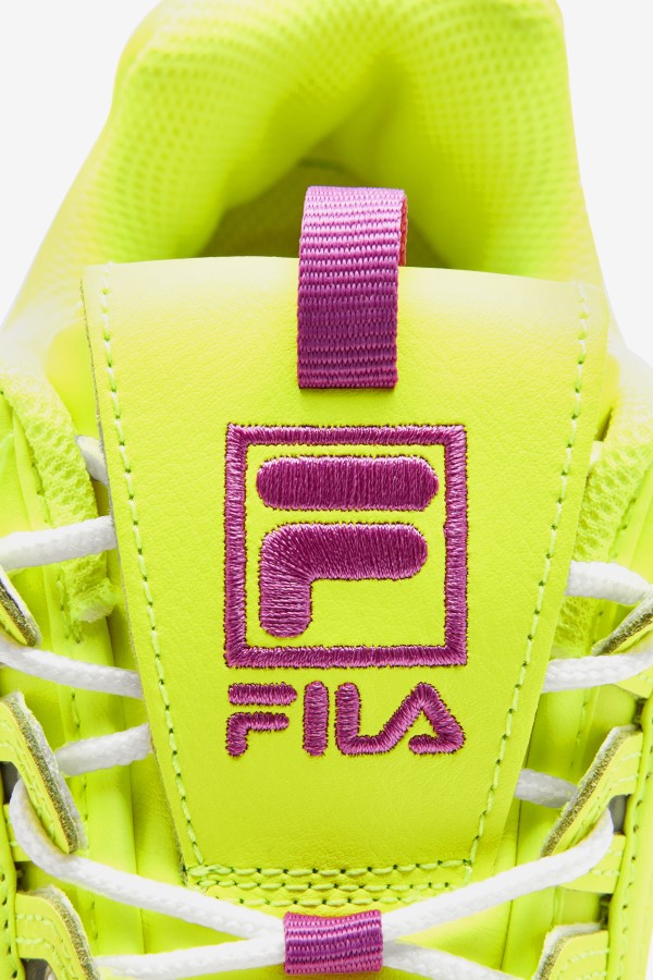 Women\'s Disruptor 2 Premium Yellow/Orchid Flower/White Fila
