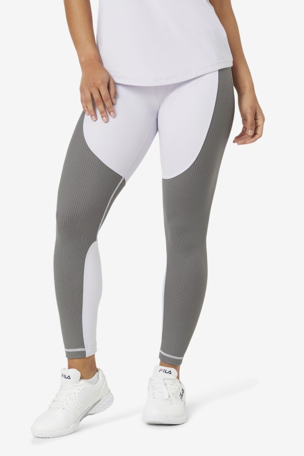 Lavender Blue/Gargoyle Forza Textured Long Legging Fila