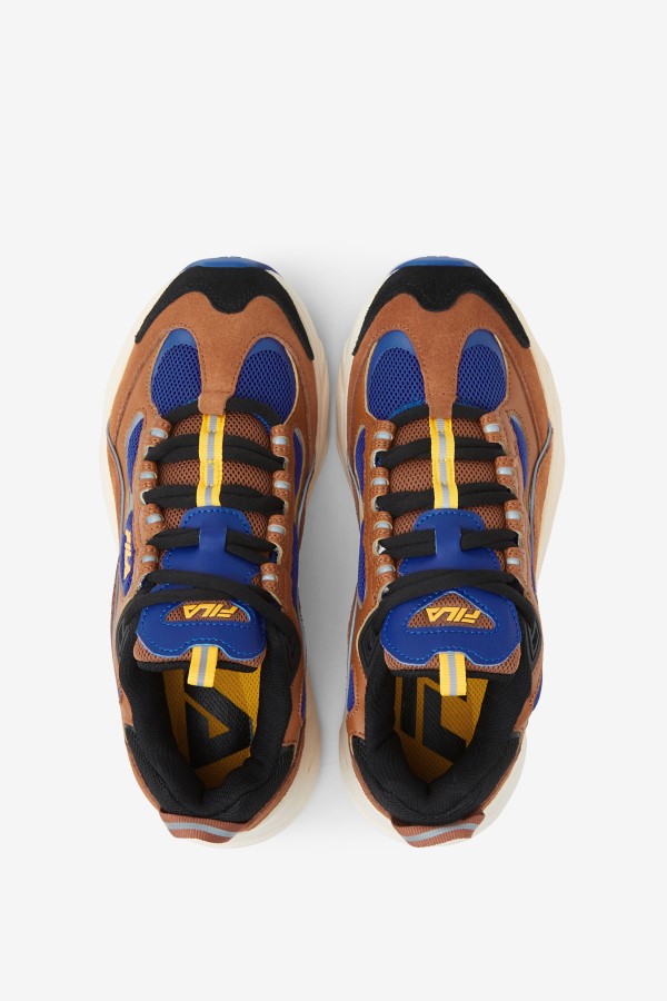 Bombay Brown/Blue/Ecru Fila Women\'s Trigate