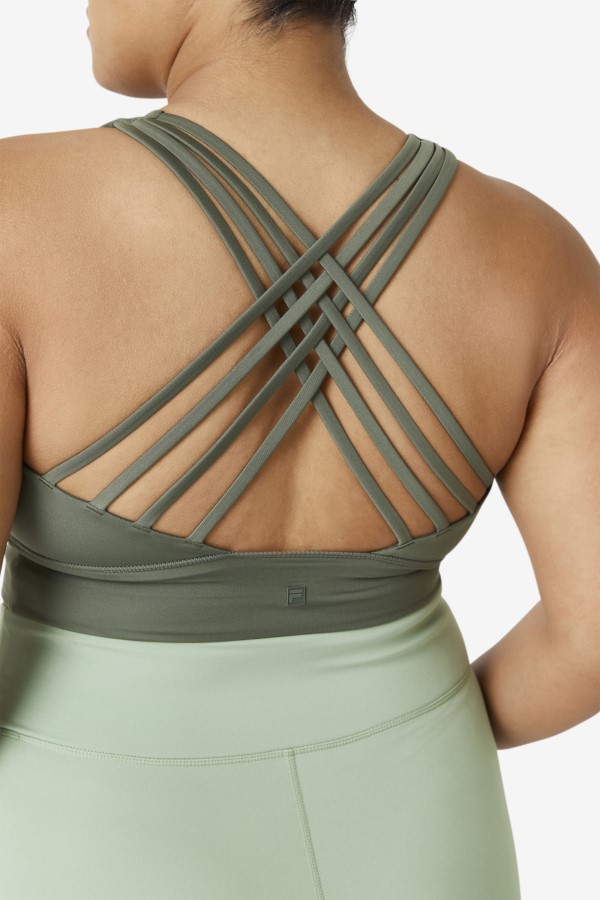 Fila Uplift High Neck Sports Bra Thyme