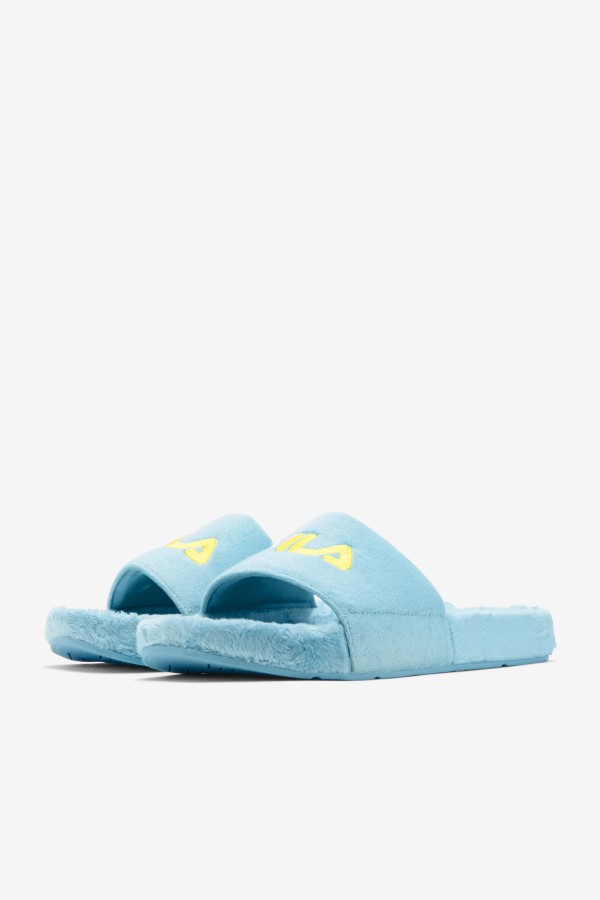 Petit Four/Purple/Yellow Terry Drifter Slide Fila