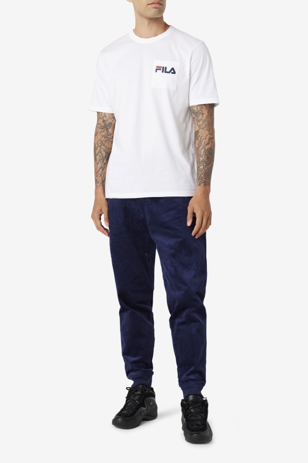 Fila Unnat Cord Joggers Peacoat