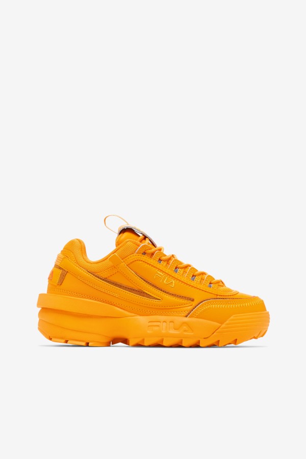 Yellow/Burnt Orange Fila Women\'s Disruptor 2 Exp