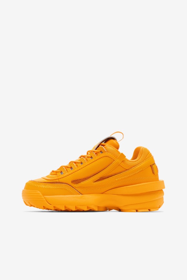 Yellow/Burnt Orange Fila Women\'s Disruptor 2 Exp