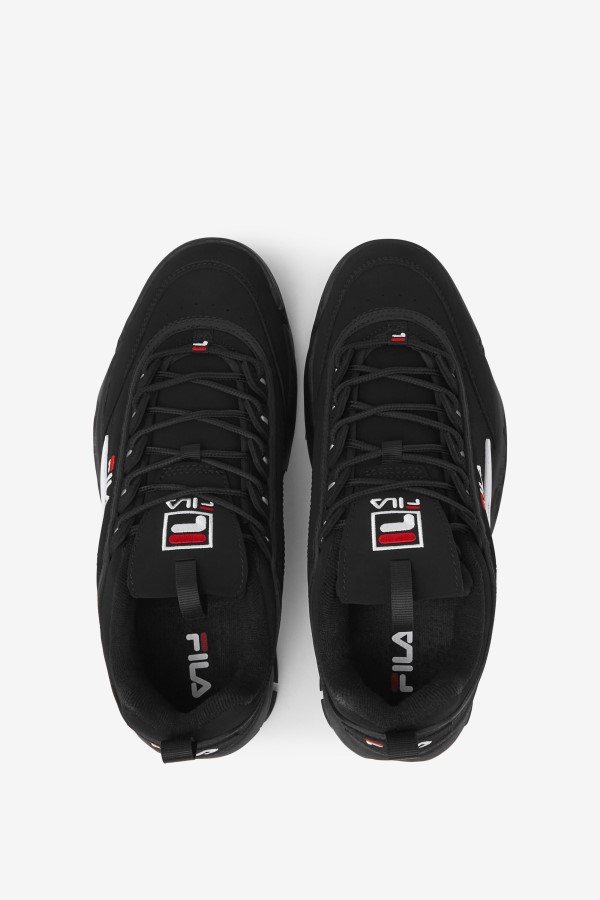 Kids\' Disruptor 2 Black/White/Red Fila