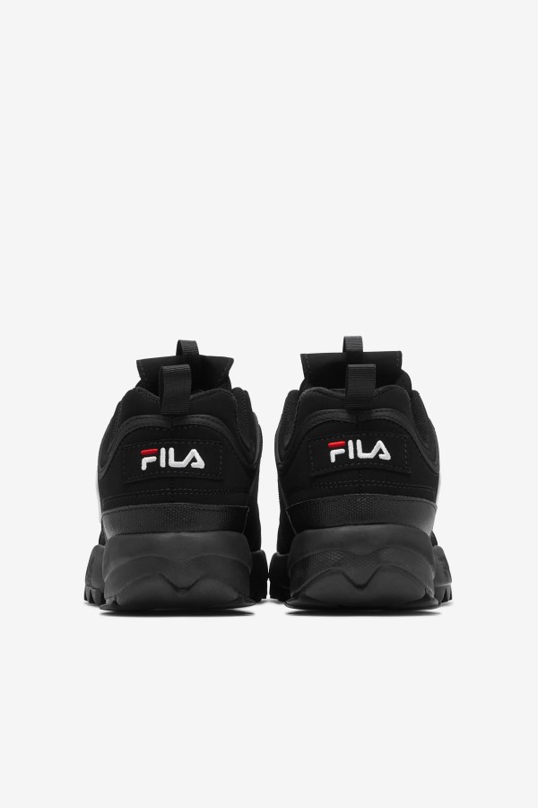 Kids\' Disruptor 2 Black/White/Red Fila