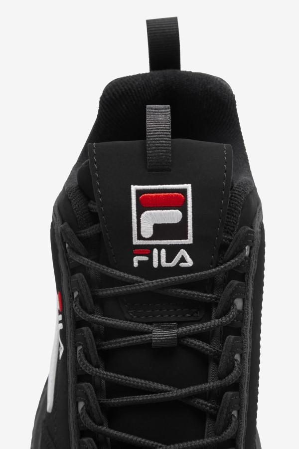 Kids\' Disruptor 2 Black/White/Red Fila