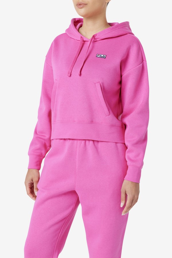Pink Glow Fila Marina Hoodie